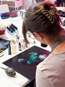 Alcohol Ink "Dark Night"