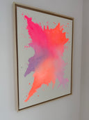 Vivid Soul  Kunstwerk 50 x 70 cm im Schattenfugenrahmen