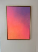 Painted Sky Kunstwerk 50 x 70 cm im Schattenfugenrahmen