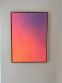 Painted Sky Kunstwerk 50 x 70 cm im Schattenfugenrahmen