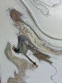 Acryl auf Leinwand Abstrakte Kunst Bilder Pouring Art Deko Wohnzimmer Kinderzimmer Wandbild Kunstwerk