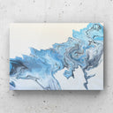 Pouring Kunstwerk- Acryl Wandbild Abstrakt, Original 30x40cm  Bild, Dekoration für Wohnzimmer, Geschenk für Freunde