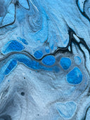 Pouring Kunstwerk- Acryl Wandbild Abstrakt, Original 30x40cm  Bild, Dekoration für Wohnzimmer, Geschenk für Freunde