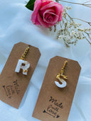 Schlüsselanhänger Gold -  Resin Kunstharz Anhänger, Geschenk für Sie, Mitgebsel Gastgeschenk zur Hochzeit zum Geburtstag oder Ostern