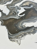 Pouring Bilder Kunstwerk Acrylbilder Abstrakte Kunst Fluidart Painting Malerei Leinwandbild 30x40cm Dekoration Wohnzimmer Wandbild Geschenk