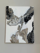 Pouring Bilder Kunstwerk Acrylbilder Abstrakte Kunst Fluidart Painting Malerei Leinwandbild 30x40cm Dekoration Wohnzimmer Wandbild Geschenk