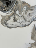 Pouring Bilder Kunstwerk Acrylbilder Abstrakte Kunst Fluidart Painting Malerei Leinwandbild 30x40cm Dekoration Wohnzimmer Wandbild Geschenk