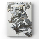 Pouring Bilder Kunstwerk Acrylbilder Abstrakte Kunst Fluidart Painting Malerei Leinwandbild 30x40cm Dekoration Wohnzimmer Wandbild Geschenk