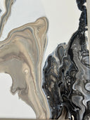 Pouring Bilder Kunstwerk Acrylbilder Abstrakte Kunst Fluidart Painting Malerei Leinwandbild 30x40cm Dekoration Wohnzimmer Wandbild Geschenk